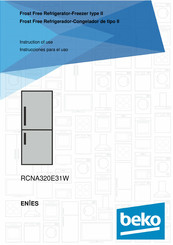 Beko RCNA320E31W Instrucciones Para El Uso