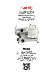 Hkoenig MSX250 Manual De Utilización