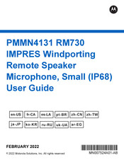 Motorola Solutions PMMN4131 Guia Del Usuario