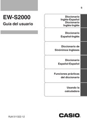 Casio EW-S2000 Guia Del Usuario