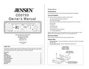 Jensen CD3720 Manual Del Usuario