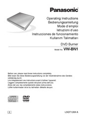 Panasonic VW-BN1 Instrucciones De Funcionamiento