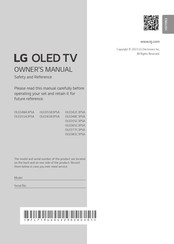LG OLED55B3PSA Manual Del Usuario