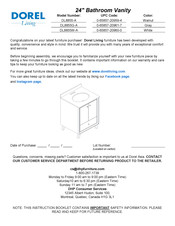 DOREL Living DL8855G-A Instrucciones De Montaje