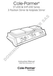 Cole-Parmer SHP-200-MP Manual De Instrucciones
