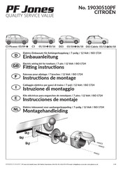 PF Jones 19030510PF Instrucciones De Montaje