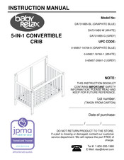 Baby Relax DA7319B5-BL Instrucciones De Montaje