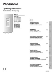 Panasonic WH-SHF09F3E8 Instrucciones De Funcionamiento