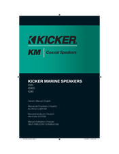 Kicker KM Serie Manual Del Propietário