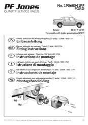 PF Jones 19060541PF Instrucciones De Montaje