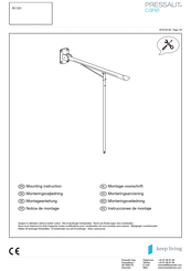 Pressalit Care R1101 Instrucciones De Montaje