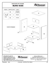 Playcon BURO KIDS Instructivo De Armado