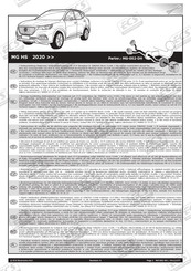 ECS Electronics MG-002-DH Instrucciones De Montaje