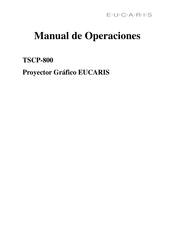 Sciencetera EUCARIS TSCP-800 Manual De Operaciones