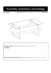 SEI Furniture CK1087600 Instrucciones De Asamblea