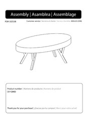 SEI Furniture CK1126400 Instrucciones De Asamblea