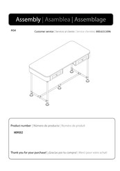 SEI Furniture HO9052 Instrucciones De Asamblea