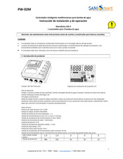 SANISMART PW-02M Instrucciones De Instalación