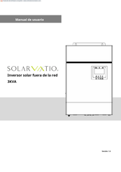 Solarvatio 3KVA Manual De Usuario