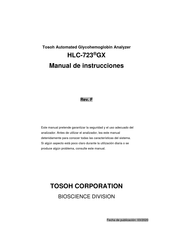 Tosoh HLC-723 GX Manual De Instrucciones