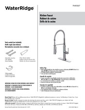 WaterRidge FP4F0007 Manual De Instrucciones