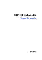 honor Earbuds X5 Manual Del Usuario