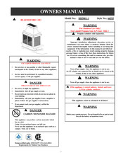 bond mfg BH5001-1 Manual Del Propietário