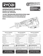 Ryobi P518 Manual Del Operador