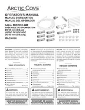 Arctic Cove MAC3812K Manual Del Operador