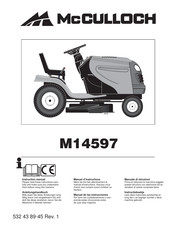 McCulloch M14597 Manual De Las Instrucciones