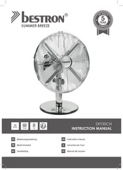 Bestron SUMMER BREEZE DFT35CH Manual De Instrucciones