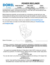 DOREL Living DL8585 Instrucciones De Montaje