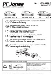 PF Jones 19500599PF Instrucciones De Montaje