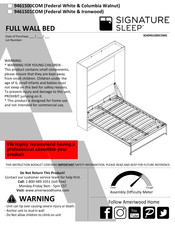 Signature Sleep 9461501COM Manual De Instrucciones