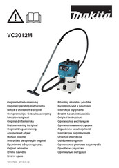 Makita VC3012M Manual Original