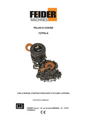 FEIDER Machines F2TPA-A Manual De Instrucciones