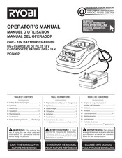 Ryobi PCG002 Manual Del Operador