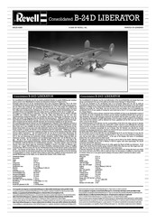 REVELL B-24D LIBERATOR Manual De Instrucciones