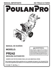 Poulan Pro PR242 Manual De Dueño