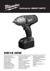 Milwaukee HD18 HIW Manual Original