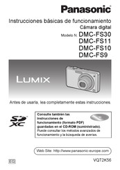 Panasonic Lumix DMC-FS11 Instrucciones Básicas De Funcionamiento