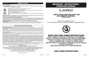 Lasko U35102 Manual De Operación