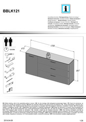 ASKO-NÁBYTEK BBLK121 Instrucciones De Montaje