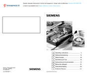 Siemens ER726RF70E Instrucciones De Funcionamiento