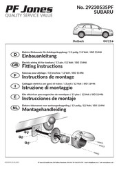 PF Jones 29230535PF Instrucciones De Montaje