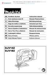 Makita DJV182ZJ Manual De Instrucciones