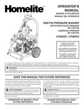 Homelite UT80522 Manual Del Operador