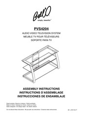 Bell'O PVS4204 Instrucciones De Ensamblaje