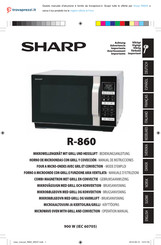 Sharp R860S Manual De Instrucciones