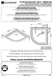Glacier bay GBSH120 Manual De Instalación